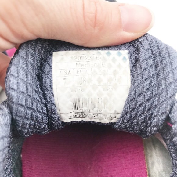 BROOKS Dyad Purple Gray Athletic Running Gym Sneakers Shoes Womens 7 - Picture 11 of 13